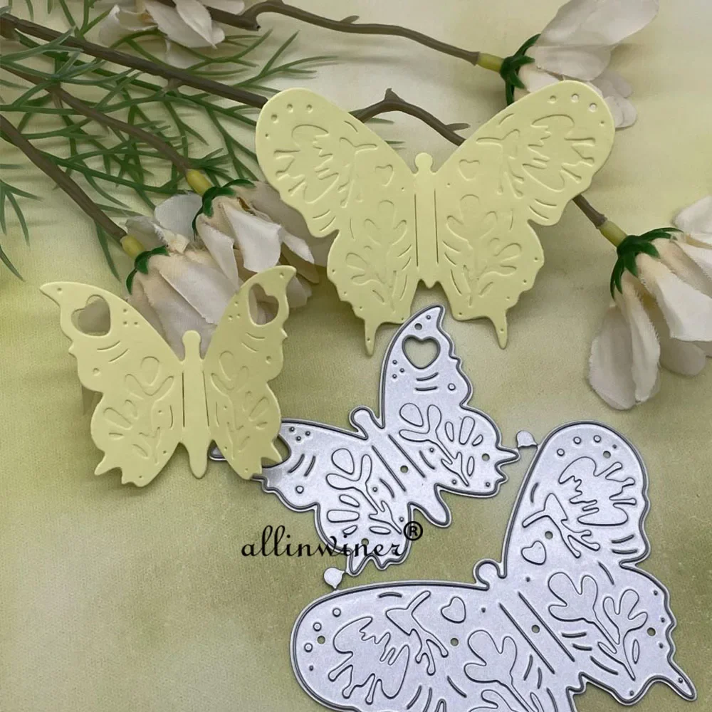 Papercraft Supply Invitation - Fustellature a forma di farfalla stratificate,
