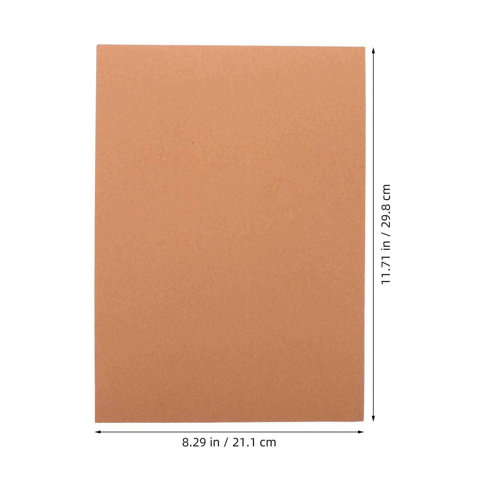 50 fogli di cartoncino marrone - Papercraft Supply Invitation recensione e prezzo
